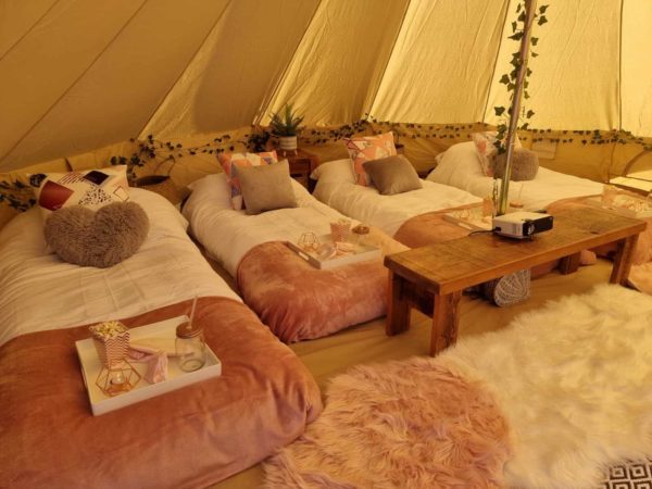 Bell Tent Hire Sleepovers - Intent Events Company